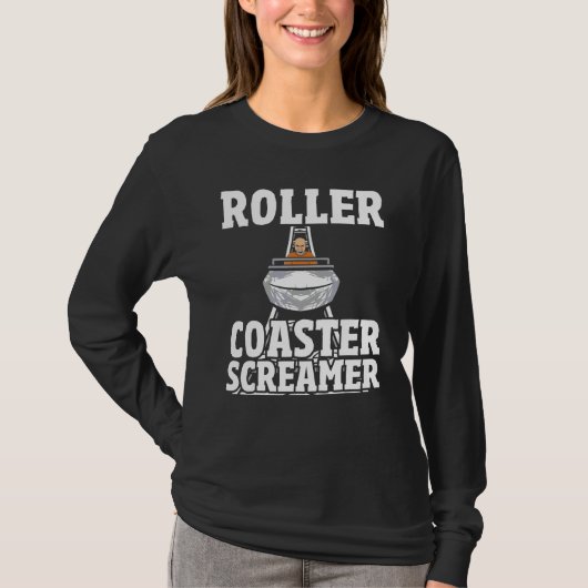 Kermis Amusement Park Thrill Seeker Roller C T-shirt (Voorkant)