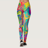 Kermis Kleur Draaikolk Leggings (Achterkant)