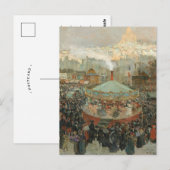 kermis | Louis Abel-Truchet Briefkaart (Voorkant / Achterkant)