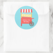 Kermis Popcorn Kinderen Verjaardagsfeestje Sticker (Tas)