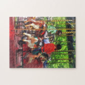 Kermissen - Vrienden op de draaimolen Legpuzzel (Horizontaal)