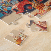 Kermistentrein Voedselwagens Reuzenrad Legpuzzel (Zijkant)