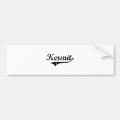 Kermit Classic Style Name Bumpersticker (Voorkant)
