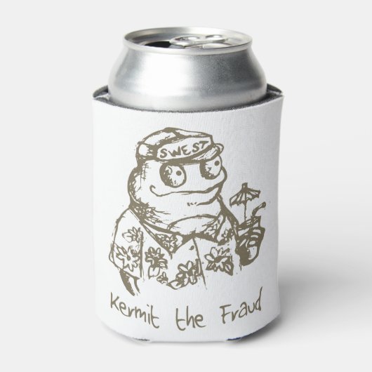 Kermit de fraude door Stellar West Blikjeskoeler (Blikje Voorkant)