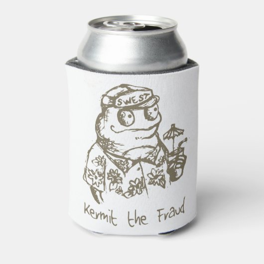 Kermit de fraude door Stellar West Blikjeskoeler (Blikje Achterkant)