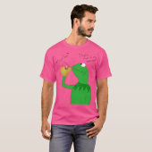 Kermit de kikker Drink thee T-shirt (Voorkant volledig)