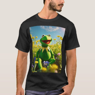 Kermit de kikker, gelukkig, licht. t-shirt