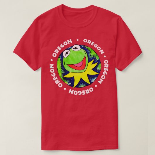 Kermit de kikker Oregon Blue Dead Stock Nooit Vers T-shirt (Design voorkant)