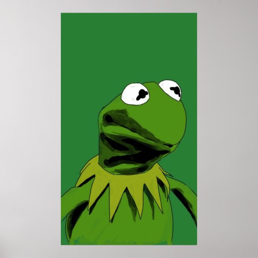 kermit de kikker poster (Voorkant)