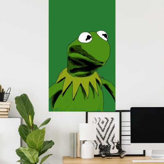 kermit de kikker poster (Thuiskantoor)