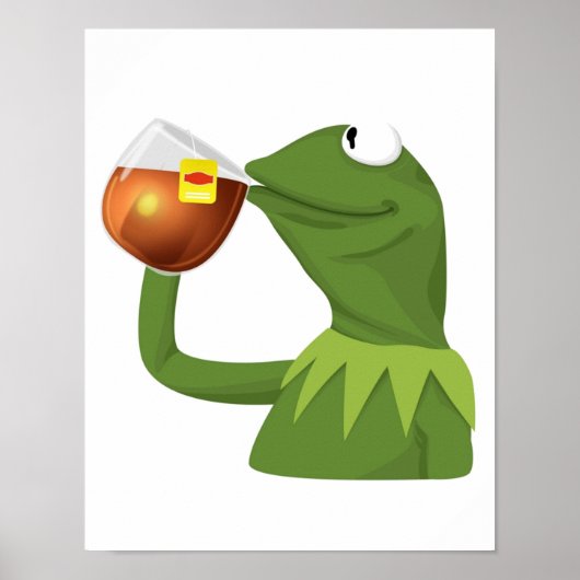 KERMIT Meme 2 maar dat is niets van mijn bedrijf Poster (Voorkant)
