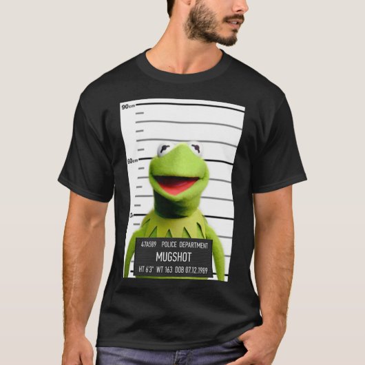 Kermit Mugshot Classic T-Shirt (Voorkant)