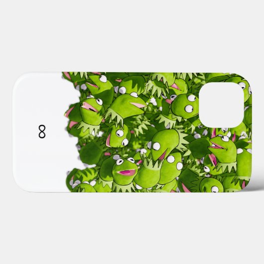 Kermit the Frog - Iphone Case Cartoon Leuk Kleurri (Achterkant (horizontaal))