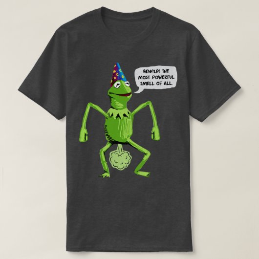 Kermit ZIET de krachtigste geur van allemaal T-shirt (Design voorkant)