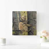 Kermode Beer Clock Beer Art Wall Clocks Beer Decor Vierkante Klok (Huis)