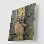 Kermode Beer Clock Beer Art Wall Clocks Beer Decor Vierkante Klok (Hoek)