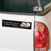 "Kermode (Spirit Beer) Wildlife Supporter Decal Bumpersticker (Op Truck)