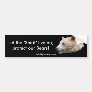 "Kermode (Spirit Beer) Wildlife Supporter Decal Bumpersticker