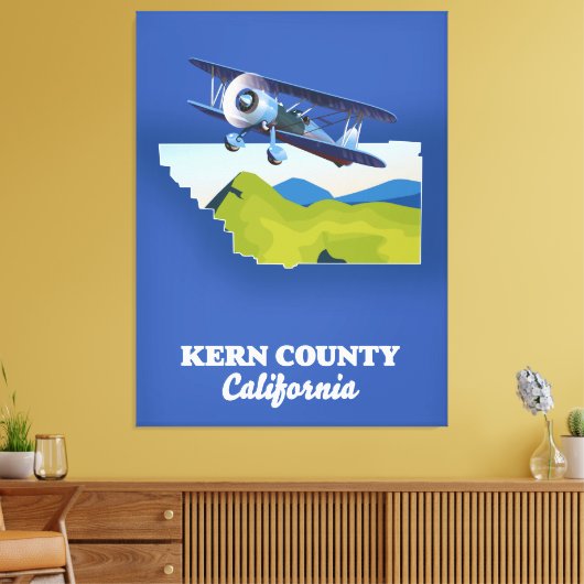 Kern County California Canvas Afdruk (Insitu (Woonkamer))
