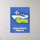 Kern County California Canvas Afdruk (Voorkant)