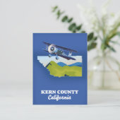 Kern County Californië Briefkaart (Staand voorkant)