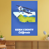 Kern County Californië Canvas Afdruk (Insitu (Woonkamer))