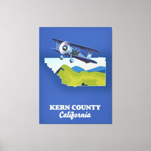 Kern County Californië Canvas Afdruk (Voorkant)