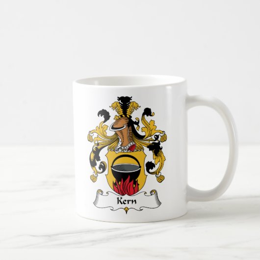 Kern Family Crest Koffiemok (Rechts)
