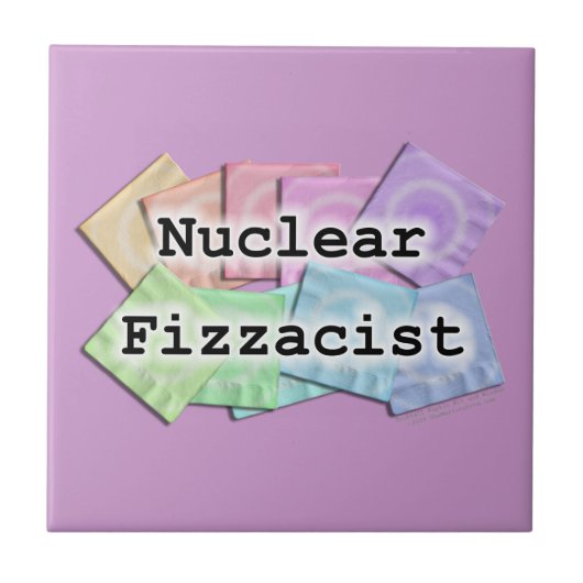 Kern Fizzacist Barman Coaster Tegel Tegeltje (Voorkant)