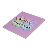 Kern Fizzacist Barman Coaster Tegel Tegeltje (Zijkant)