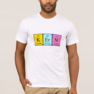 Kern periodiek lijstnaam shirt