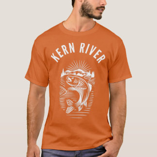 Kern River California fishing fly fishing retro  T-shirt