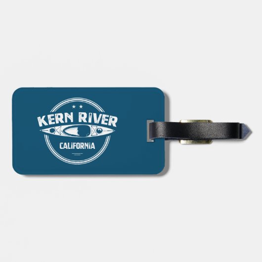 Kern River California kanoën Bagagelabel (Achterkant horizontaal)