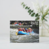 Kern River White Water Rafting Briefkaart! Briefkaart (Staand voorkant)