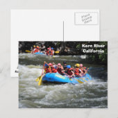 Kern River White Water Rafting Briefkaart! Briefkaart (Voorkant / Achterkant)