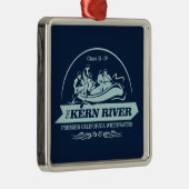 Kern rivier (rafting 2) metalen ornament (Rechts)