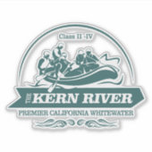 Kern rivier (rafting 2) sticker (Voorkant)