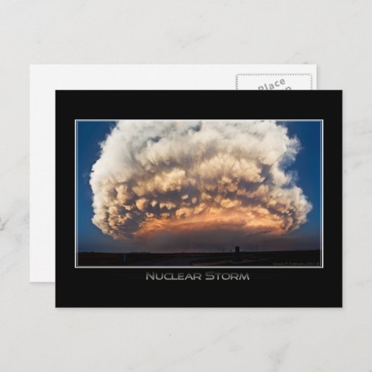 Kern Storm Briefkaart (Voorkant / Achterkant)