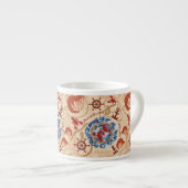 Kern van schaaldieren ontwerp espresso kop (Voorkant rechts)