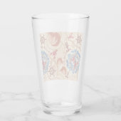 Kern van schaaldieren ontwerp glas (Achterkant)