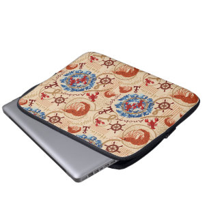 Kern van schaaldieren ontwerp laptop sleeve