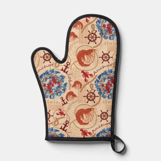 Kern van schaaldieren ontwerp ovenwant (Voorkant)