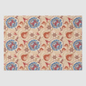 Kern van schaaldieren ontwerp tissuepapier (Voorkant)