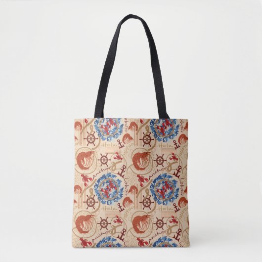 Kern van schaaldieren ontwerp tote bag (Voorkant)