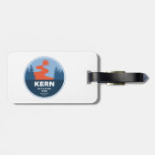 Kern Wild en de Schilderachtig rivier Bagagelabel (Achterkant horizontaal)