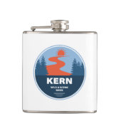 Kern Wild en de Schilderachtig rivier Heupfles (Voorkant)