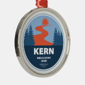 Kern Wild en de Schilderachtig rivier Metalen Ornament (Rechts)