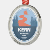 Kern Wild en de Schilderachtig rivier Metalen Ornament (Links)