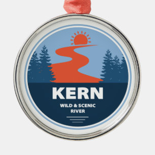 Kern Wild en Schilderachtig rivier Metalen Ornament