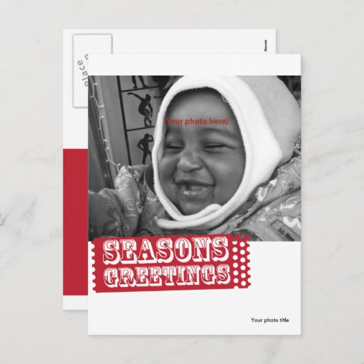 Kernaanspraken Postkaart Feestdagenkaart (Voorkant / Achterkant)